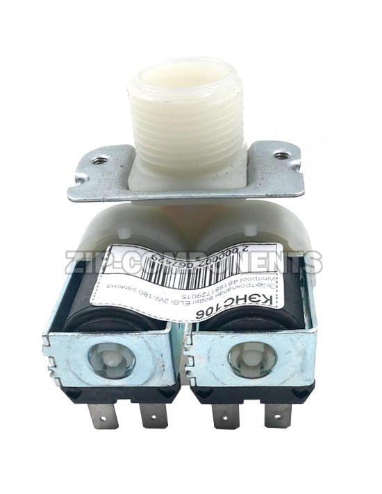 Электроклапан воды ELBI 2W-180 замена Whirpool 481981729015