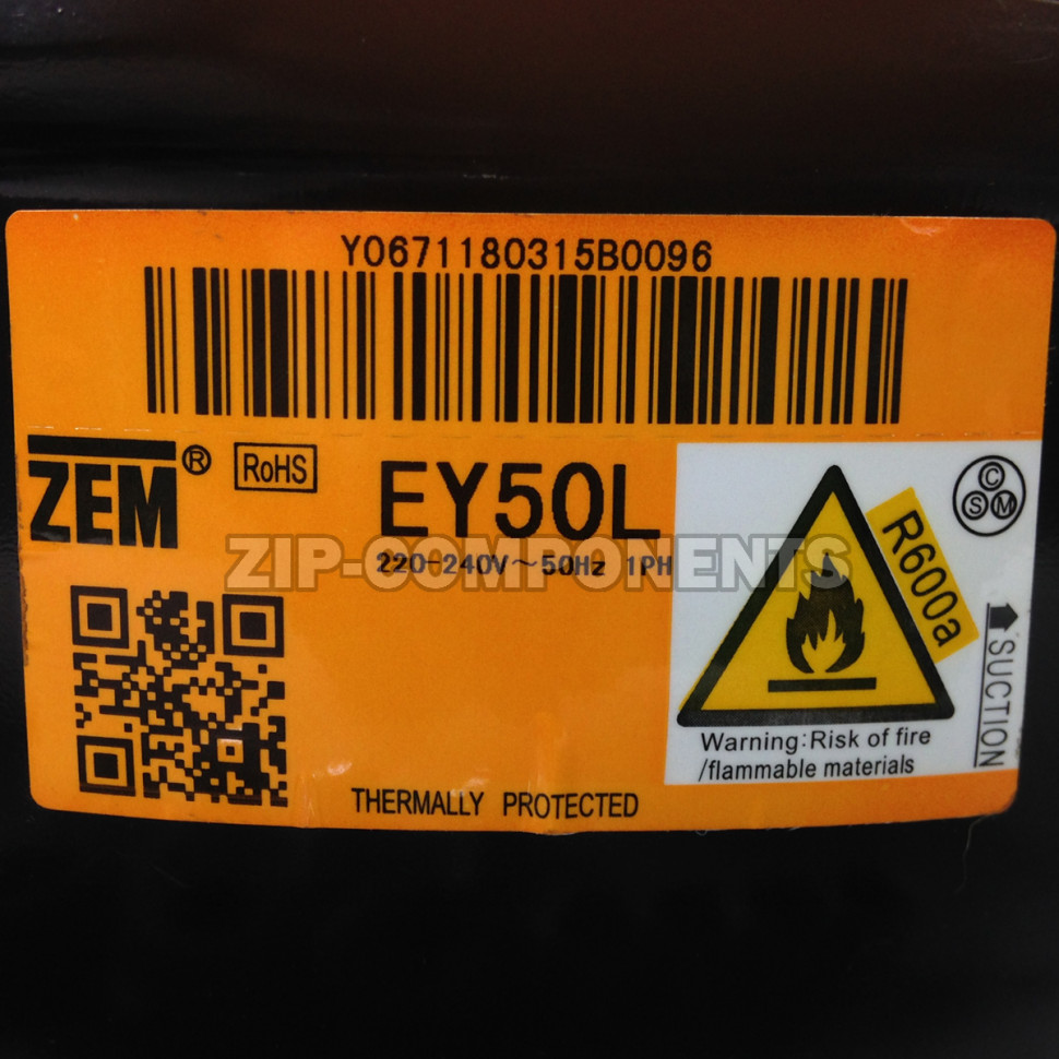 Компрессор Wanbao EY50L (R-600, -23,3 С, 80Вт) 